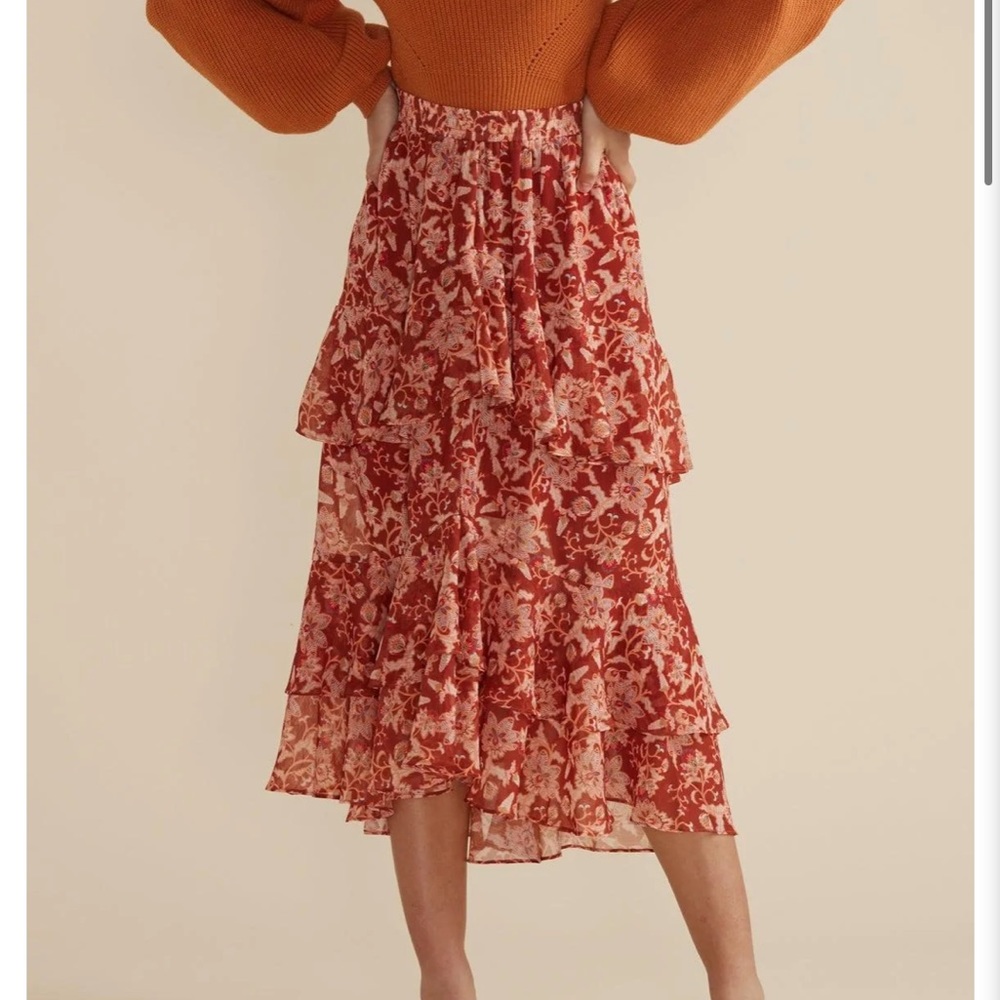 Mink Pink Dover Midi Skirt